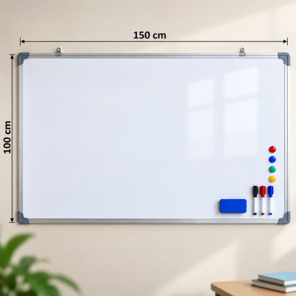 Tableau Blanc Magnétique 100x150 cm Maroc 370 DH